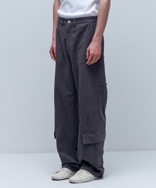 ANYTIME LOREAK(エニタイムロレーク)の「LAVENDER WORK PANTS - CHARCOAL(その他パンツ・レディース・その他・LARGE)」の2枚目の写真
