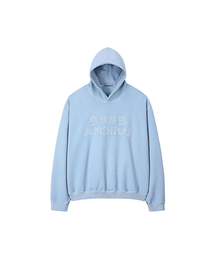 Grunge Bone Logo Hoodie