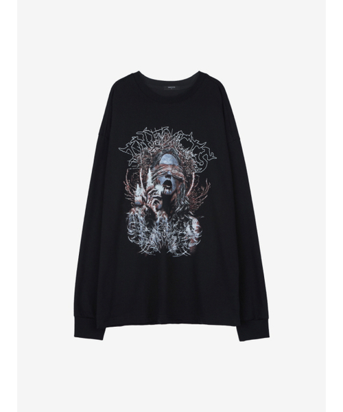 INEXCIS(イネクシス)の「サイレントオラクルロングスリーブ (ブラック)(Tシャツ/カットソー・メンズ・ブラック・FREE)」の1枚目の写真