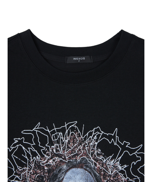 INEXCIS(イネクシス)の「サイレントオラクルロングスリーブ (ブラック)(Tシャツ/カットソー・メンズ・ブラック・FREE)」の2枚目の写真