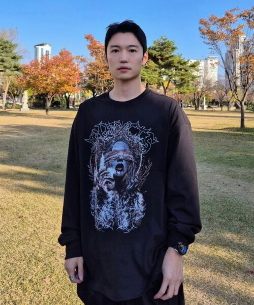 INEXCIS(イネクシス)の「サイレントオラクルロングスリーブ (ブラック)(Tシャツ/カットソー・メンズ・ブラック・FREE)」の11枚目の写真