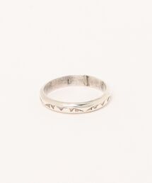 Indian Jewelry（インディアンジュエリー）の「THEATER シアター ナバホデザインシルバーリング Made in USA Jeanette Ya（リング）」