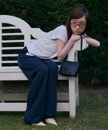 Unblend（アンブレンド）の「【Unblend】ラメ裏毛 ドローコード スウェットパンツ<セットアップ対応>（スウェットパンツ）」