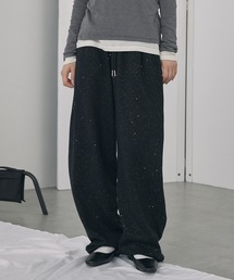 Unblend（アンブレンド）の「【Unblend】ラメ裏毛 ドローコード スウェットパンツ<セットアップ対応>（スウェットパンツ）」