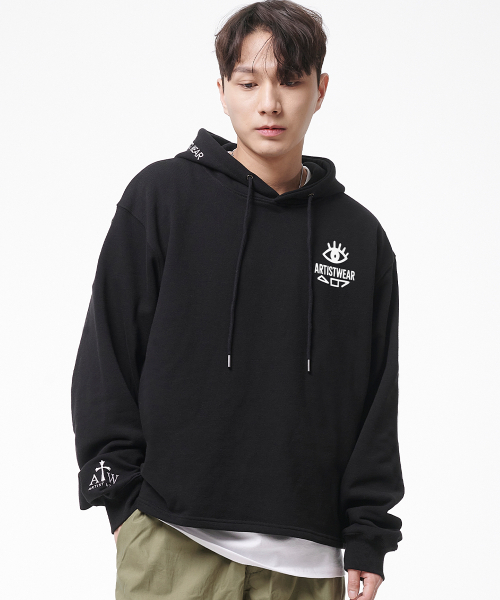 ARTISTWEAR（アーティストウェア）の「[ATW] ボードビジョン イージーフード（パーカー・レディース・グレー/ブラック・MEDIUM/LARGE/X-LARGE/XX-LARGE）」の7枚目の写真