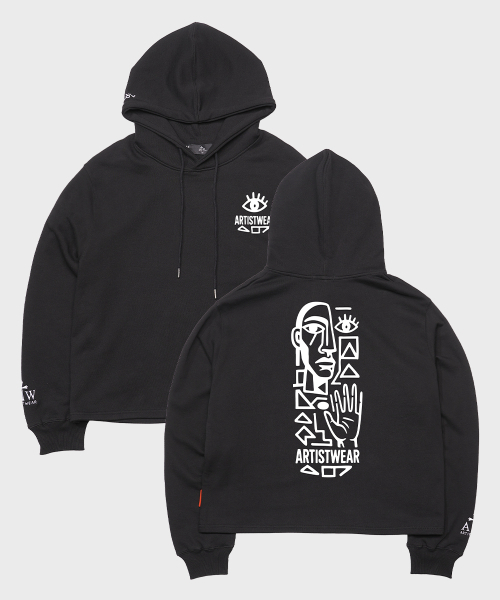 ARTISTWEAR（アーティストウェア）の「[ATW] ボードビジョン イージーフード（パーカー・レディース・グレー/ブラック・MEDIUM/LARGE/X-LARGE/XX-LARGE）」の11枚目の写真