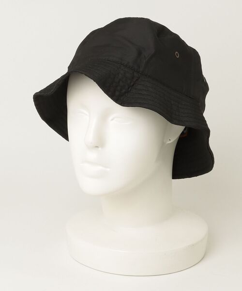 newhattan(ニューハッタン)の「【T14】【new hattan/ニューハッタン】POLYESTER BUCKET HAT(ハット・メンズ・ネイビー/ホワイト/ブラック・L/XL/S/M)」の2枚目の写真
