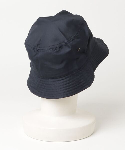 newhattan(ニューハッタン)の「【T14】【new hattan/ニューハッタン】POLYESTER BUCKET HAT(ハット・メンズ・ネイビー/ホワイト/ブラック・L/XL/S/M)」の7枚目の写真