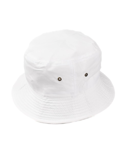 newhattan(ニューハッタン)の「【T14】【new hattan/ニューハッタン】POLYESTER BUCKET HAT(ハット・メンズ・ネイビー/ホワイト/ブラック・L/XL/S/M)」の4枚目の写真