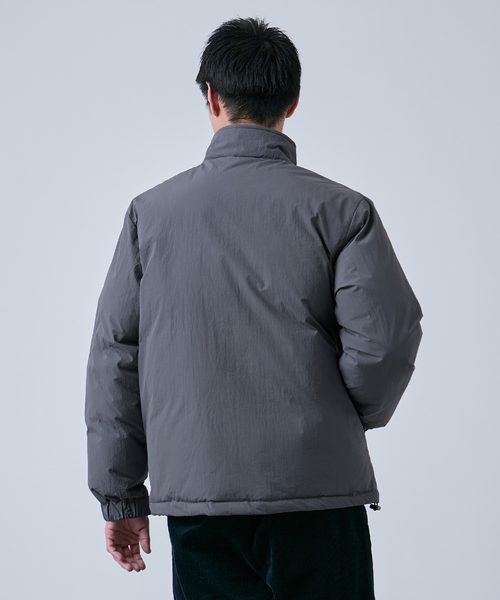 B.C STOCK（ベーセーストック）の「C.H.G パテッドスタンドブルゾン（ブルゾン・メンズ・ブラック/チャコールグレー・MEDIUM/LARGE）」の10枚目の写真