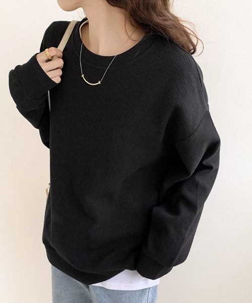 Flugge(フラッジー)の「サーマルロンT(Tシャツ/カットソー・レディース・ブラック/グレー・LARGE/MEDIUM)」の2枚目の写真