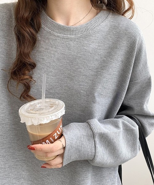 Flugge(フラッジー)の「サーマルロンT(Tシャツ/カットソー・レディース・ブラック/グレー・LARGE/MEDIUM)」の12枚目の写真