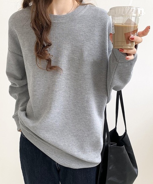 Flugge(フラッジー)の「サーマルロンT(Tシャツ/カットソー・レディース・ブラック/グレー・LARGE/MEDIUM)」の4枚目の写真