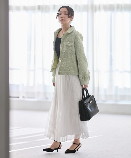 Andemiu（アンデミュウ）の「前後2WAYボタンリブカットソー641145（Tシャツ/カットソー・レディース・ホワイト×ブラック/ブラック×ホワイト/ブラック×ブラック・FREE）」の14枚目の写真