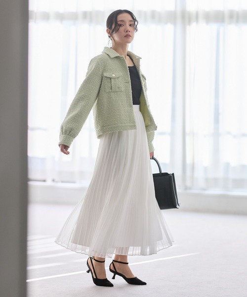 Andemiu（アンデミュウ）の「前後2WAYボタンリブカットソー641145（Tシャツ/カットソー・レディース・ホワイト×ブラック/ブラック×ホワイト/ブラック×ブラック・FREE）」の15枚目の写真