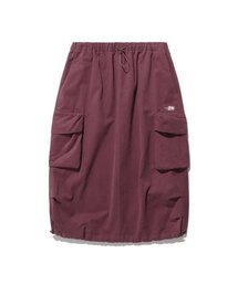 COTTON MIDI SKIRT_BRICK(NG2DFFPA90A)