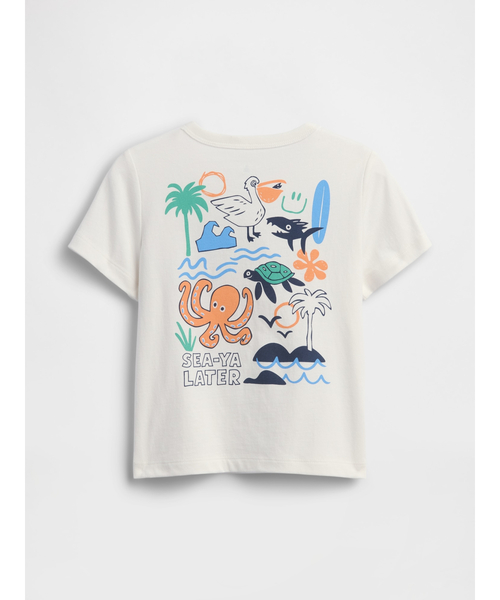 GAP(ギャップ)の「ブラナン フェイバリット グラフィックTシャツ (幼児・ベビー)(Tシャツ/カットソー・キッズ・グレー/ホワイト/グレー系その他/ライトブルー/ブルー/オフホワイト・80cm/90cm/95cm/100cm/105cm/110cm)」の17枚目の写真