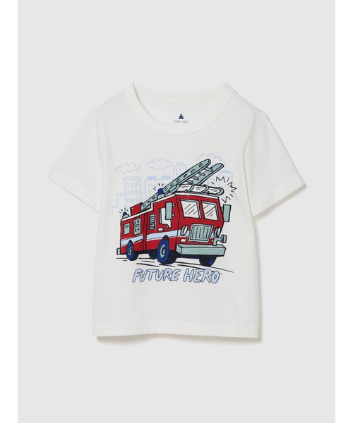 GAP(ギャップ)の「ブラナン フェイバリット グラフィックTシャツ (幼児・ベビー)(Tシャツ/カットソー・キッズ・グレー/ホワイト/グレー系その他/ライトブルー/ブルー/オフホワイト・80cm/90cm/95cm/100cm/105cm/110cm)」の2枚目の写真