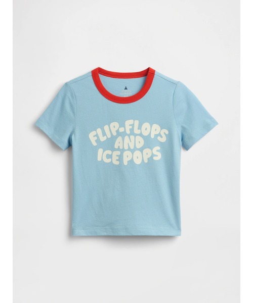 GAP(ギャップ)の「ブラナン フェイバリット グラフィックTシャツ (幼児・ベビー)(Tシャツ/カットソー・キッズ・グレー/ホワイト/グレー系その他/ライトブルー/ブルー/オフホワイト・80cm/90cm/95cm/100cm/105cm/110cm)」の6枚目の写真