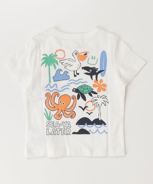 GAP(ギャップ)の「ブラナン フェイバリット グラフィックTシャツ (幼児・ベビー)(Tシャツ/カットソー・キッズ・グレー/ホワイト/グレー系その他/ライトブルー/ブルー/オフホワイト・80cm/90cm/95cm/100cm/105cm/110cm)」の7枚目の写真
