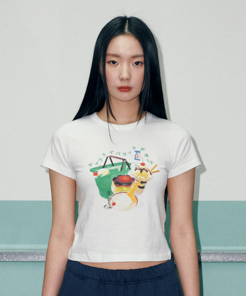 runningHIGH（ランニングハイ）の「デザートクロップH/Sティー [ホワイト]（Tシャツ/カットソー・レディース・その他・FREE）」の3枚目の写真