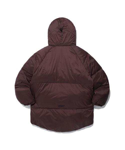 NICE GHOST CLUB(ナイスゴーストクラブ)の「HOODED MIDI PUFFER_BROWN(NG2EWUB902A)(ダウンジャケット/コート・レディース・ブラウン・M/L/S)」の2枚目の写真