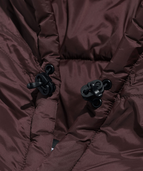 NICE GHOST CLUB(ナイスゴーストクラブ)の「HOODED MIDI PUFFER_BROWN(NG2EWUB902A)(ダウンジャケット/コート・レディース・ブラウン・M/L/S)」の5枚目の写真