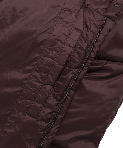 NICE GHOST CLUB(ナイスゴーストクラブ)の「HOODED MIDI PUFFER_BROWN(NG2EWUB902A)(ダウンジャケット/コート・レディース・ブラウン・M/L/S)」の10枚目の写真