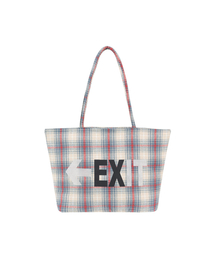 GRAILZ（グレイルズ）の「CHECKERED TOTE BAG [PINK]（トートバッグ）」