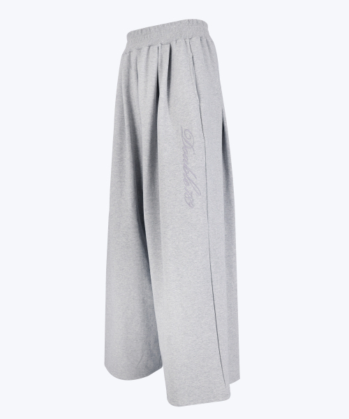 AHORA MOVEMENT(アホラ ムーブメント)の「ダブル789 トレーニングワイドパンツ (グレー)(スウェットパンツ・レディース・その他・M/L/XL)」の1枚目の写真