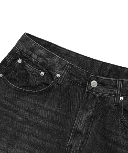 ISTKUNST（イストクンスト）の「WASHING CARPENTER PANTS_BLACK(IK2DFMPA13A)（デニムパンツ・レディース・ブラック・S/M/L）」の3枚目の写真
