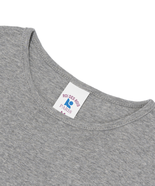ROIDESROIS(ロワデロワ)の「オリジンパリ クロップ半袖Tシャツ(メランジ)(Tシャツ/カットソー・レディース・その他・FREE)」の4枚目の写真
