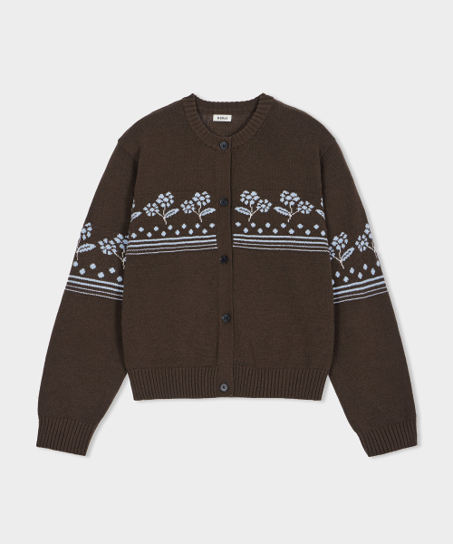 BELLOL(ベロエル)の「Flower point cardigan BROWN(カーディガン/ボレロ・レディース・その他・FREE)」の3枚目の写真
