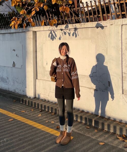 BELLOL(ベロエル)の「Flower point cardigan BROWN(カーディガン/ボレロ・レディース・その他・FREE)」の7枚目の写真
