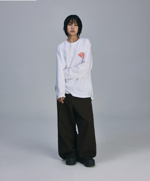 SCALLYWAG（スカリーワグ）の「バックカンガルー切り替えチノパンツ[チャコール]（その他パンツ・レディース・その他・S/M/L/XL）」の8枚目の写真