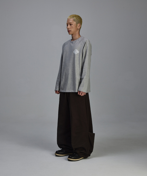 SCALLYWAG（スカリーワグ）の「バックカンガルー切り替えチノパンツ[チャコール]（その他パンツ・レディース・その他・S/M/L/XL）」の11枚目の写真