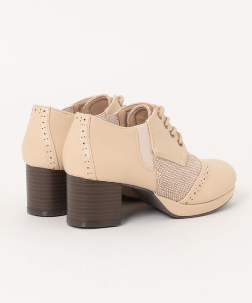 Piedi Nudi(ピエディヌーディ)の「BCC レースアップ マニッシュシューズ(ドレスシューズ・レディース・ベージュ/ブラウン/ブラック・S/M/L/LL)」の5枚目の写真