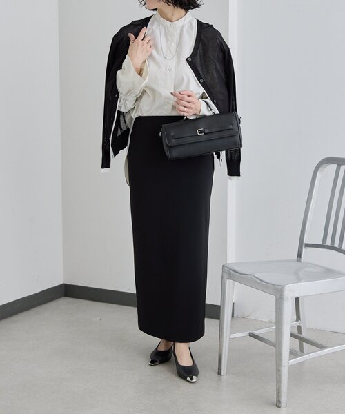 ear PAPILLONNER(イアパピヨネ)の「《本革/軽量440g》ベルトフラップショルダーバッグ(ショルダーバッグ・レディース・ブラック/ベージュ・FREE)」の21枚目の写真