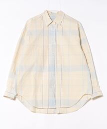 HELIOPOLE | the EDITOR SHIRT (PALE PLAID)(シャツ/ブラウス)