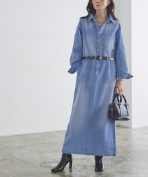 RASW（ラス）の「デニムシャツワンピース（ワンピース）」