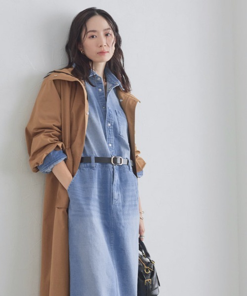 RASW(ラス)の「デニムシャツワンピース(ワンピース・レディース・ブルー/サックスブルー・S/M/L)」の11枚目の写真
