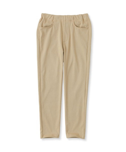 無印良品（ムジルシリョウヒン）の「キッズ　ジャージーストレッチツイルレギンスパンツ（その他パンツ・キッズ・チャコールグレー/ライトベージュ/ブラック/サンドベージュ・120/110/150/140/130）」の4枚目の写真