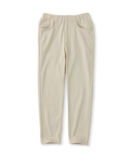 無印良品（ムジルシリョウヒン）の「キッズ　ジャージーストレッチツイルレギンスパンツ（その他パンツ・キッズ・チャコールグレー/ライトベージュ/ブラック/サンドベージュ・120/110/150/140/130）」の3枚目の写真