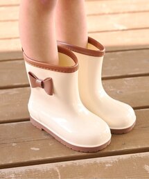 Lycee mine（リセマイン）の「リボン付バイカラーレインブーツ（レインシューズ）」