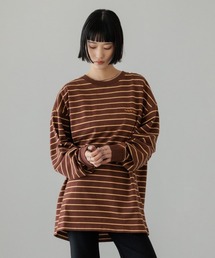 LOWRYS FARM | マルチボーダーLS 638372(Tシャツ/カットソー)