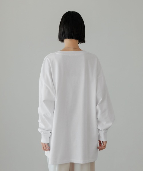 LOWRYS FARM（ローリーズファーム）の「マルチボーダーLS 638372（Tシャツ/カットソー・レディース・ブラック/グレー系その他/ブラウン系その他/ホワイト・FREE）」の17枚目の写真