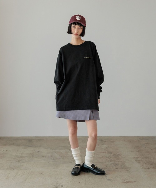 LOWRYS FARM（ローリーズファーム）の「マルチボーダーLS 638372（Tシャツ/カットソー・レディース・ブラック/グレー系その他/ブラウン系その他/ホワイト・FREE）」の20枚目の写真