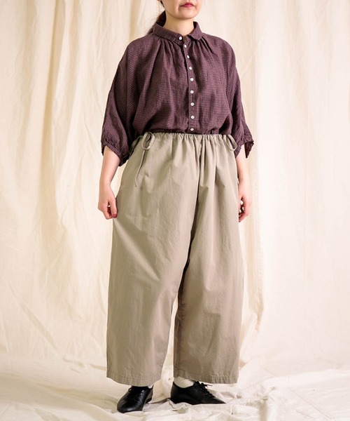 Brocante（ブロカント）の「[Brocante / ブロカント] 綿麻ウェザー コルドンパンツ（その他パンツ・レディース・ベージュ/ブラック/アイボリー・2）」の5枚目の写真
