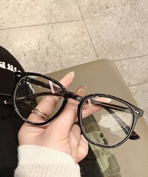 Blanc de Blue（ブランドブルー）の「ブラックフレームメガネ（メガネ）」