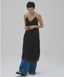 Squareneck Satin Dress（ワンピース）｜TODAYFUL（トゥデイフル）の